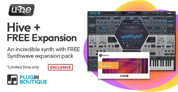 u-he Hive 2 + FREE Synthwave Expansion