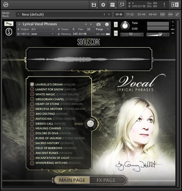 Lyrical Vocal Phrases